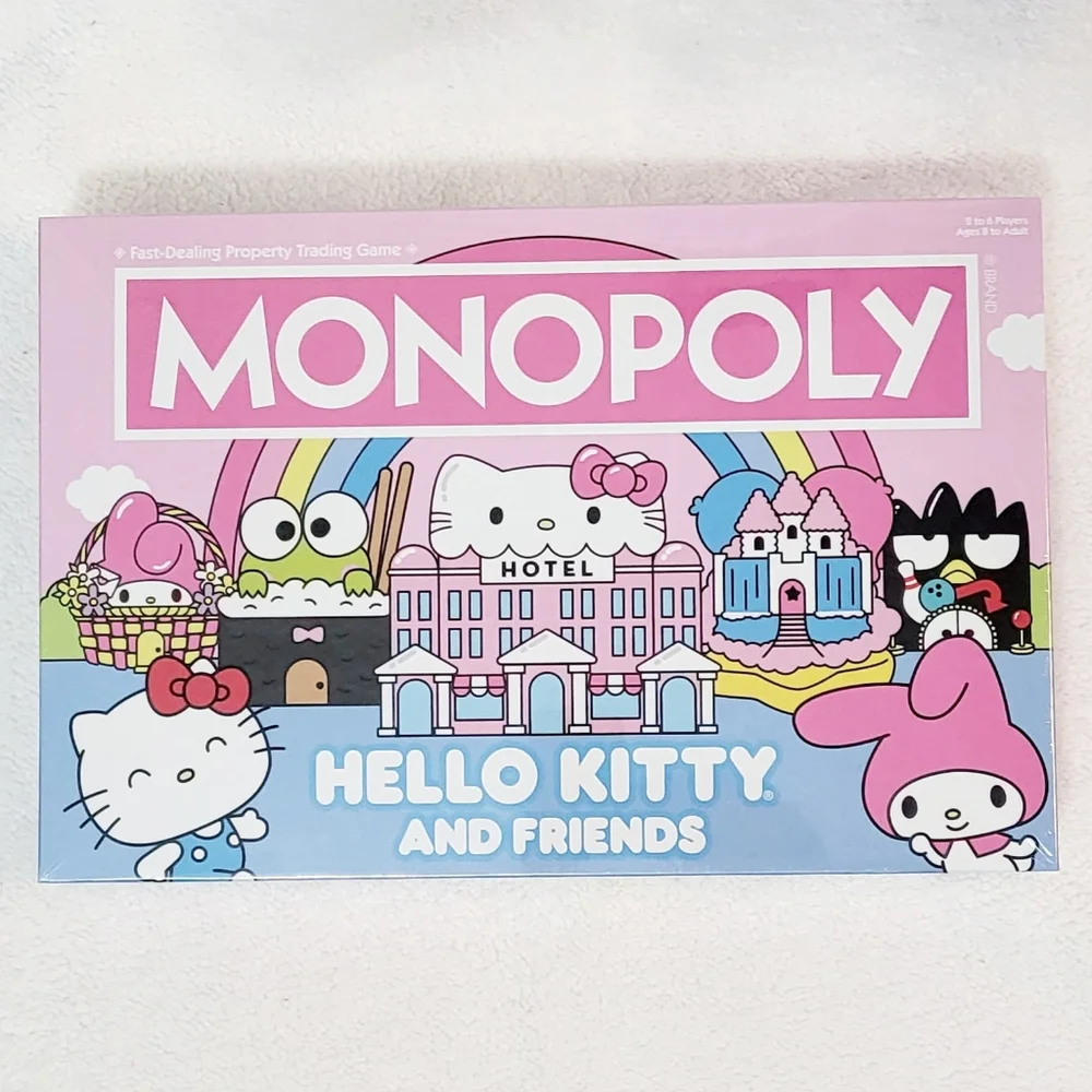 Sanrio Hello Kitty & Friends Monopoly Board Game - Picture 1 of 2